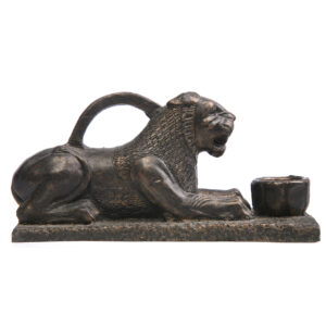 Susa Lion Weight Candle Holder Persian Sculpture Achaemenid MO2100