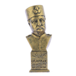 Persian Sculptures: Naser al-Din Shah Qajar Bust سردیس ناصرالدین شاه قاجار