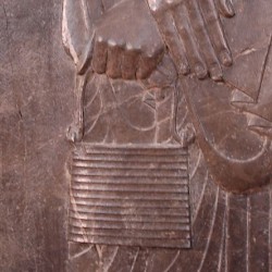 - thumbnail proskynesis04 bag - Ancient Relief of King Darius The Great With Lotus Border Persepolis Apadana FG250