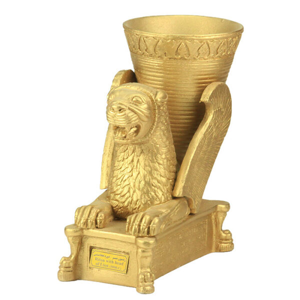 Haft Sin 7-Piece Set of Achaemenid Persian Lion Rhyton Sculpture HS100