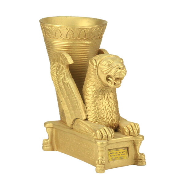 Haft Sin 7-Piece Set of Achaemenid Persian Lion Rhyton Sculpture HS100